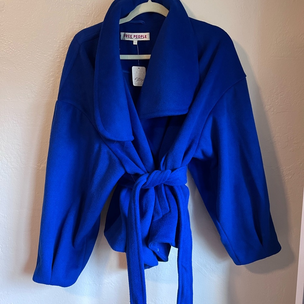 Free People Women's Blue Jacket